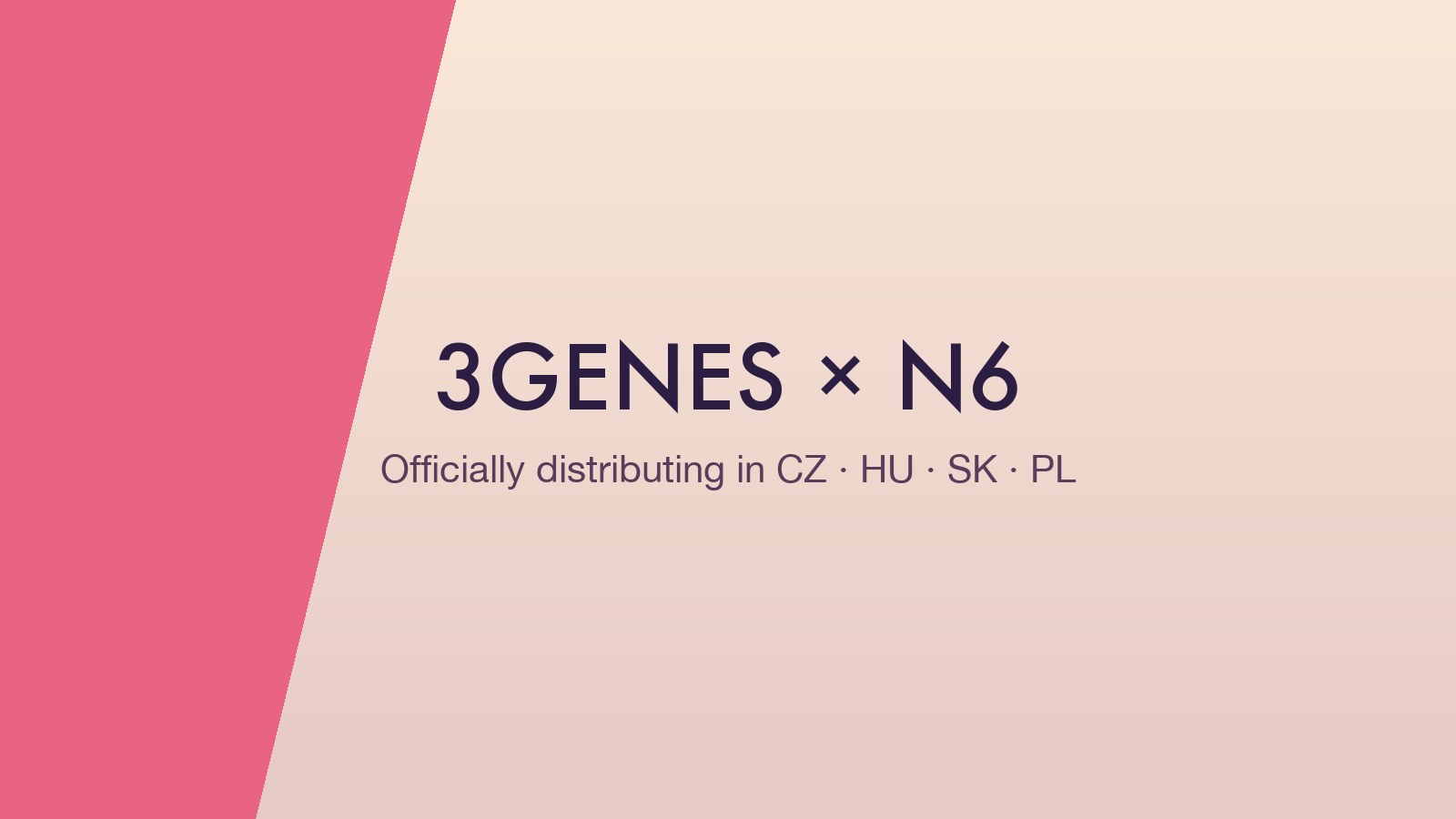 N6 jmenoval 3GENES svým distributorem pro střední Evropu